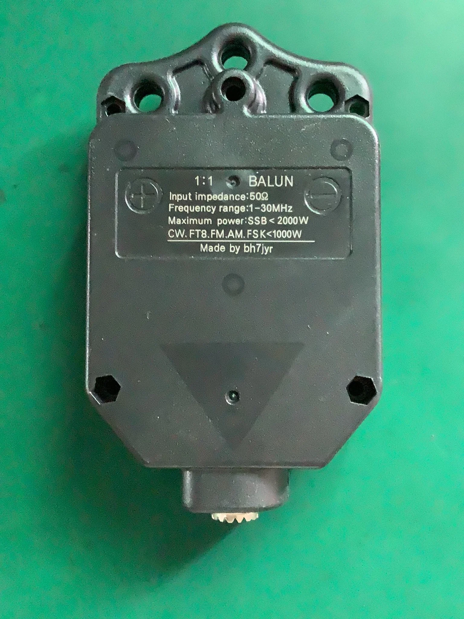 1:1 Short Wave Antenna Balun Dipole Inverted V Positive V High-power SSB: 2000W