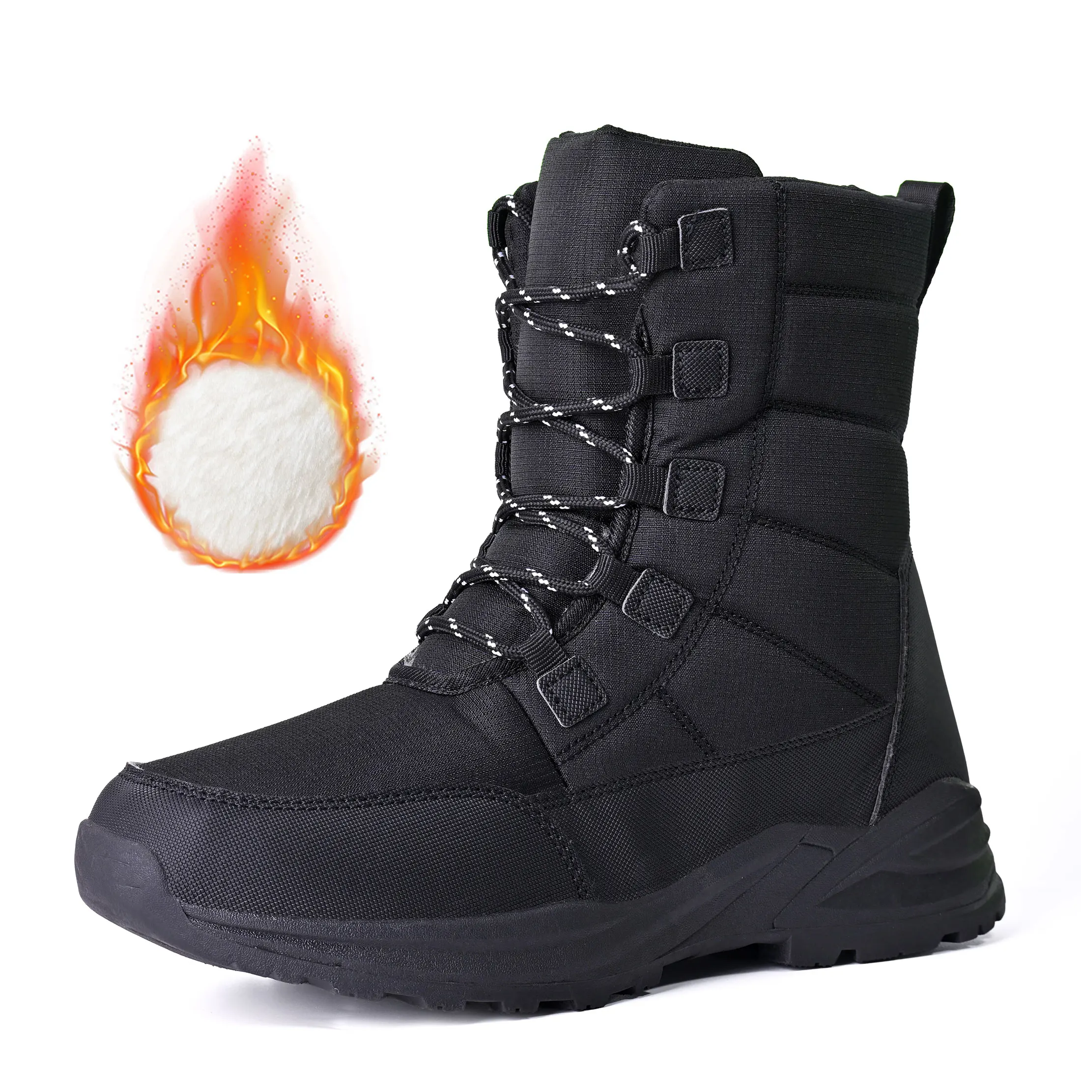 Men Snow Boots Winter Boots Waterproof Warm Insulated Shell Inner Comfortable Snow Outdoor Boots Anti Slip Winter Shoes Women