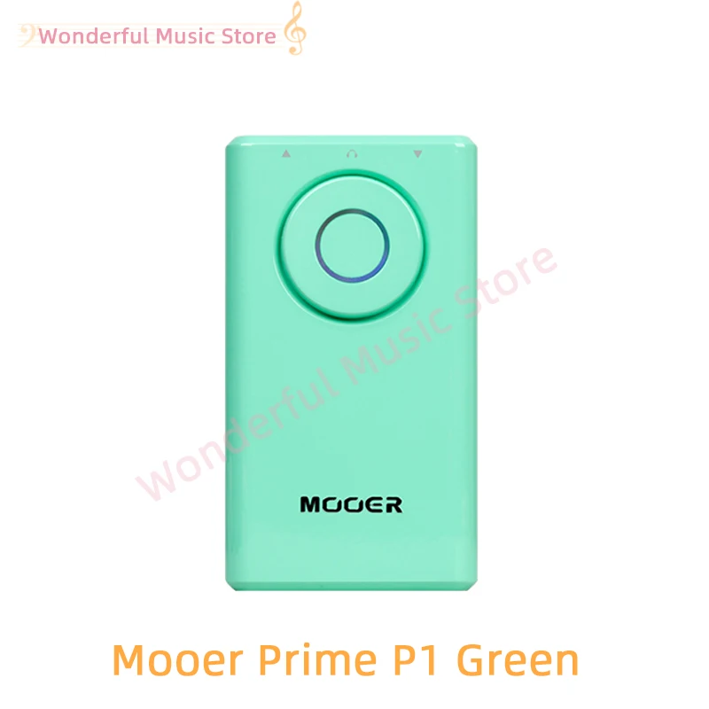 Mooer Prime P1 New Color Green Pink Guitar Pedal Smart Multi-Effect Built-In 126 Effects 40 Drum Machine, Gtrs Foot Switch GWF4