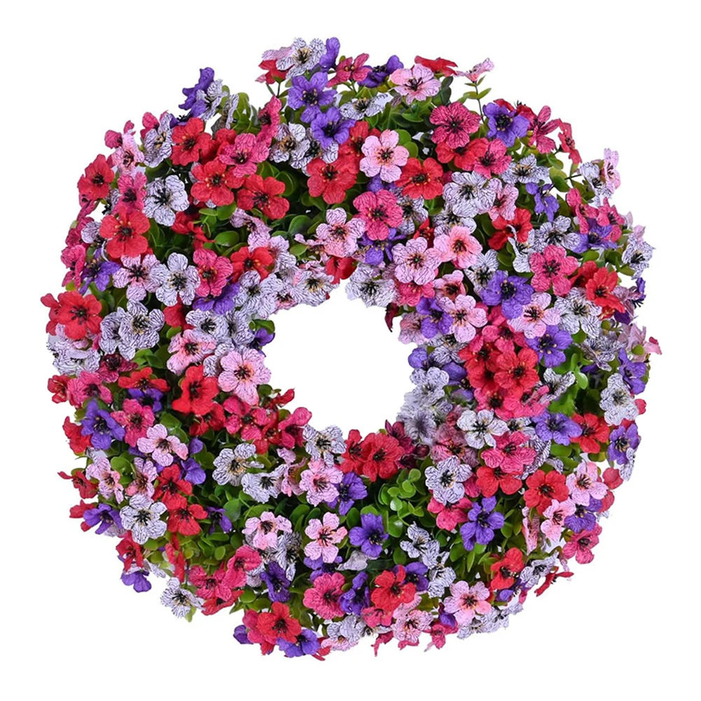 

Низкое обслуживание, домашний акцент, настенный венок-бабочка, венок из эвкалипта 35 см, легкая установка, легкая рамка