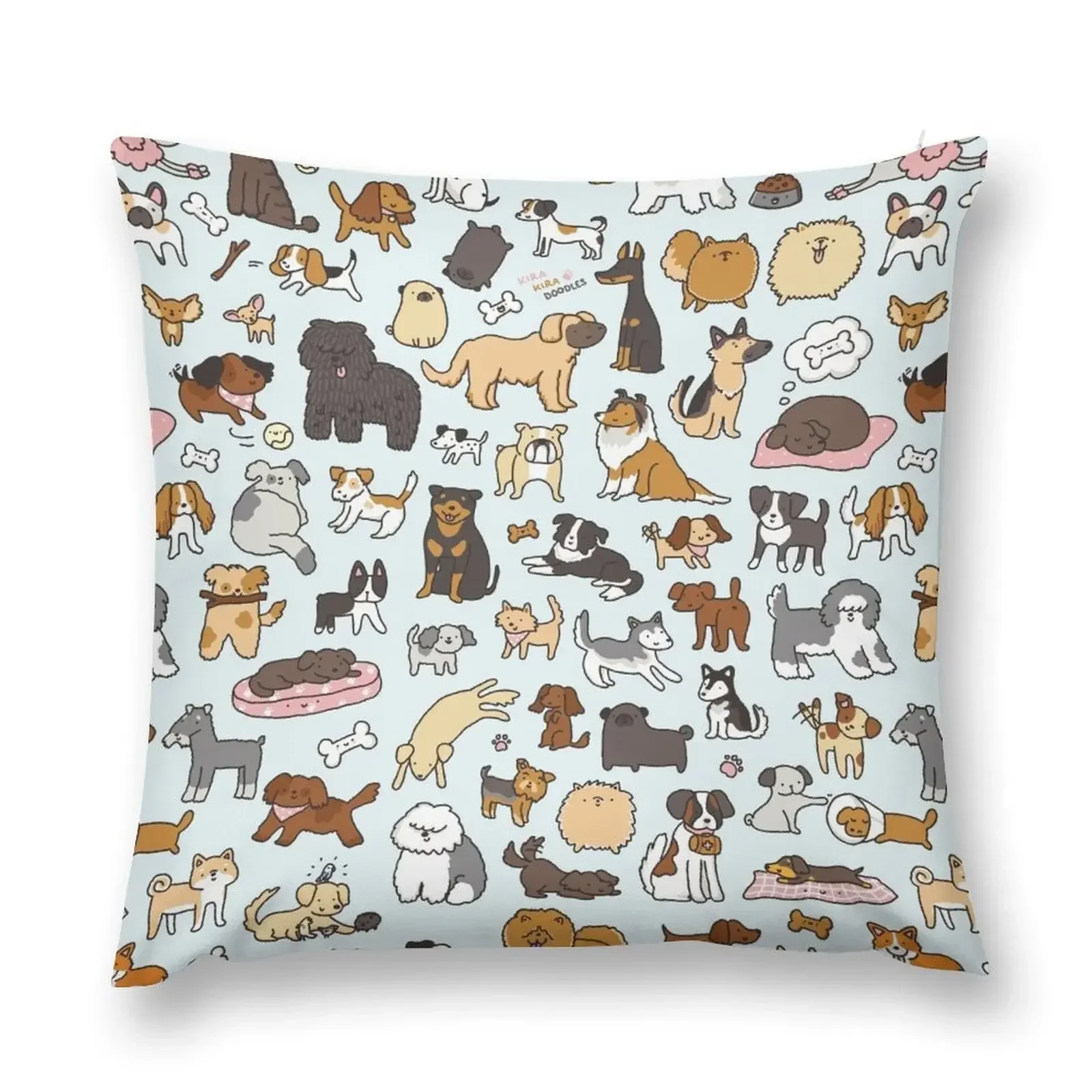 Doggy Doodle Throw Pillow autumn pillowcase Luxury Cushion Cover Sofa Cushion Sofa Covers pillow