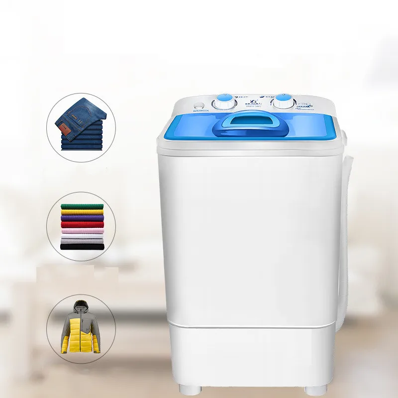 220v único cilindro roupa máquina de lavar roupa semi automática roupa interior inferior tomada barril de aço inoxidável máquina de lavar roupa barato