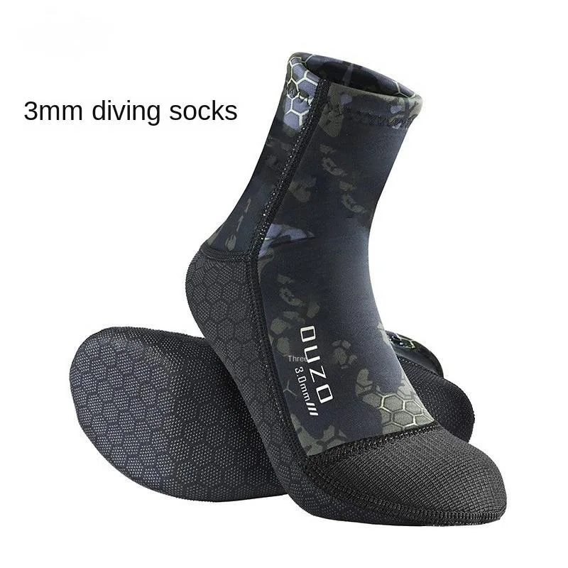 

Носки для дайвинга 3 мм, неопреновые носки для дайвинга, противоскользящие, противохолодные, теплые пляжные носки для плавания