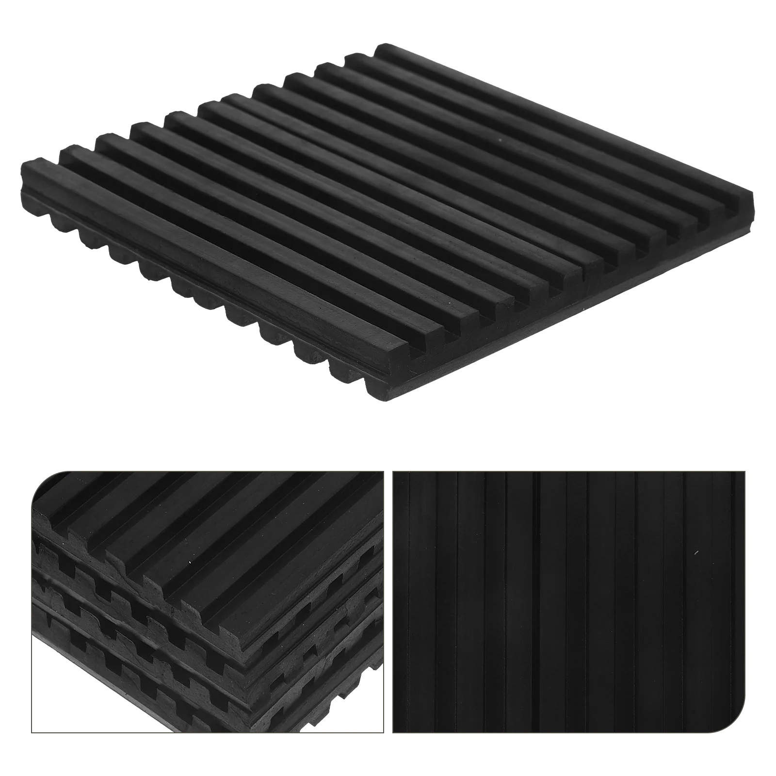 4 Pcs Rubber Shock Pad Shockproof Condenser Air Conditioner Pads Mechanical Vibration Damping Isolation Base Ac Anti