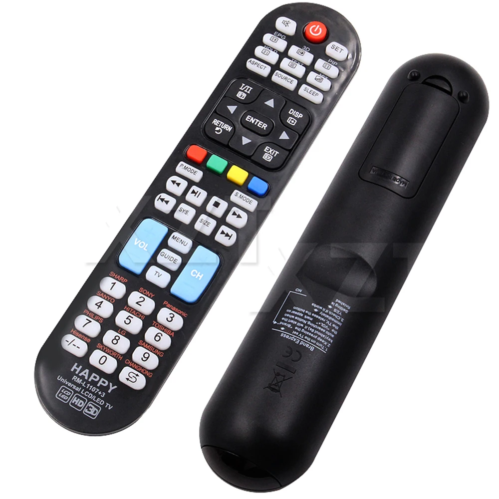 1pcs Universal TV New Remote Control RM-L1107+3 TV Controller For All LED LCD TV Remote 433MHZ Replacement