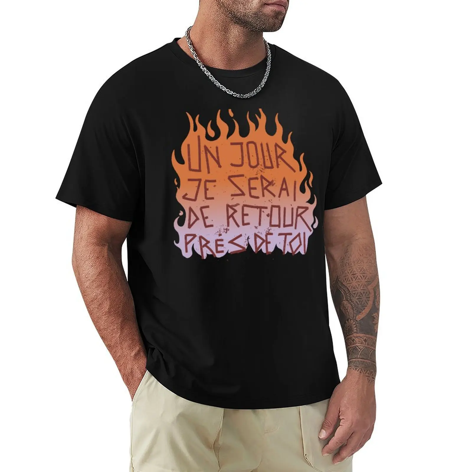 Disco Elysium Un jour je serai... inscription T-Shirt man t shirt summer T-Shirt