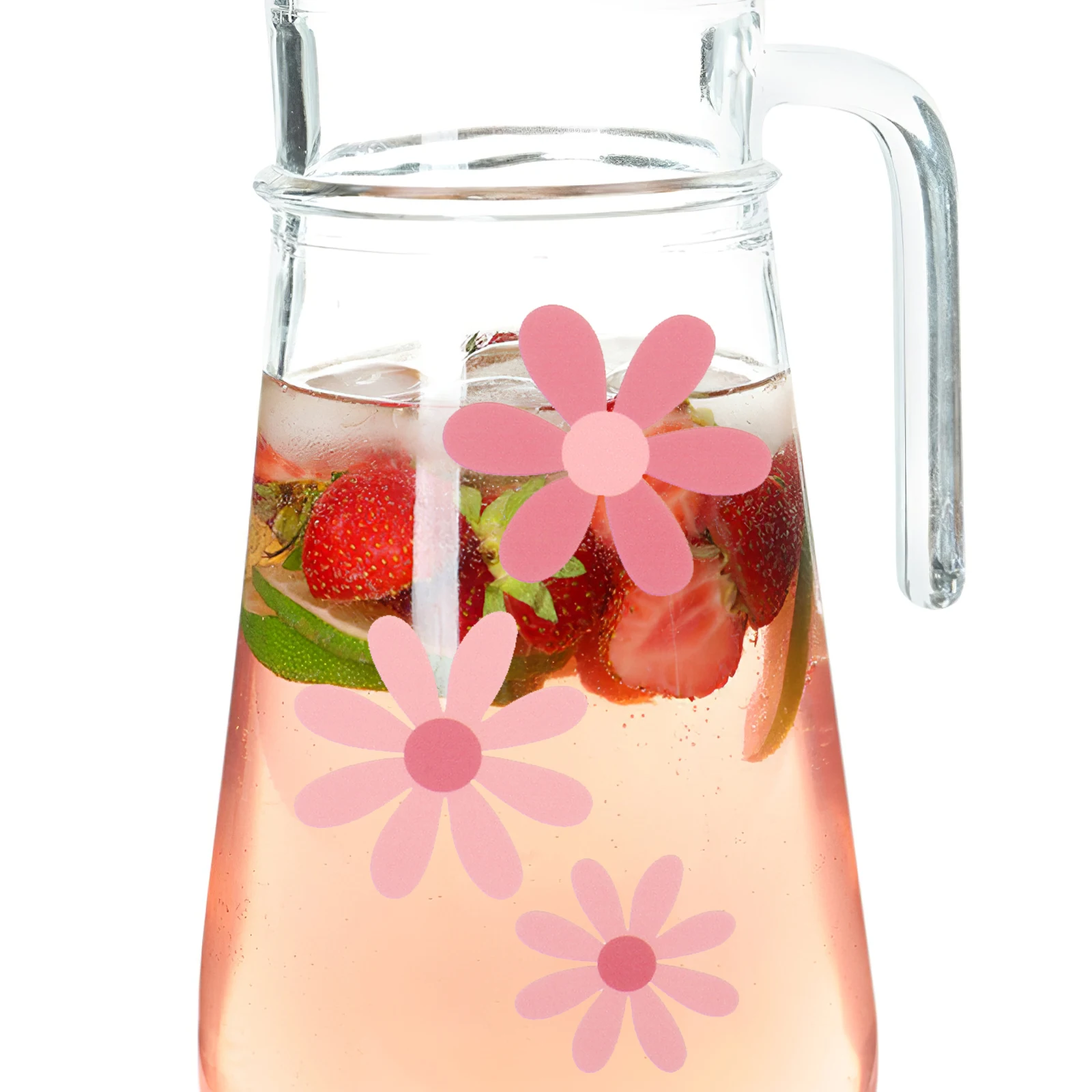 

4 Sheets UV Cup Wrap Transfer Sticker PVC Coffee Mug Rub on Decals Waterproof Cute Floral Print Design Suitable