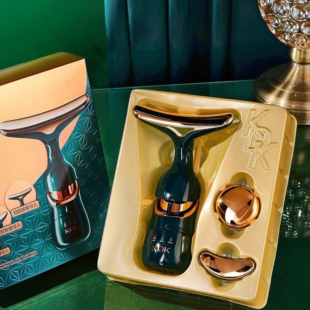 Plastic gezichtsliftapparaat 3-in-1 nekverzorging Schoonheidsinstrument Oogmassage Huidverjonging Nek Gezichtsmassager Gezichtsmassage