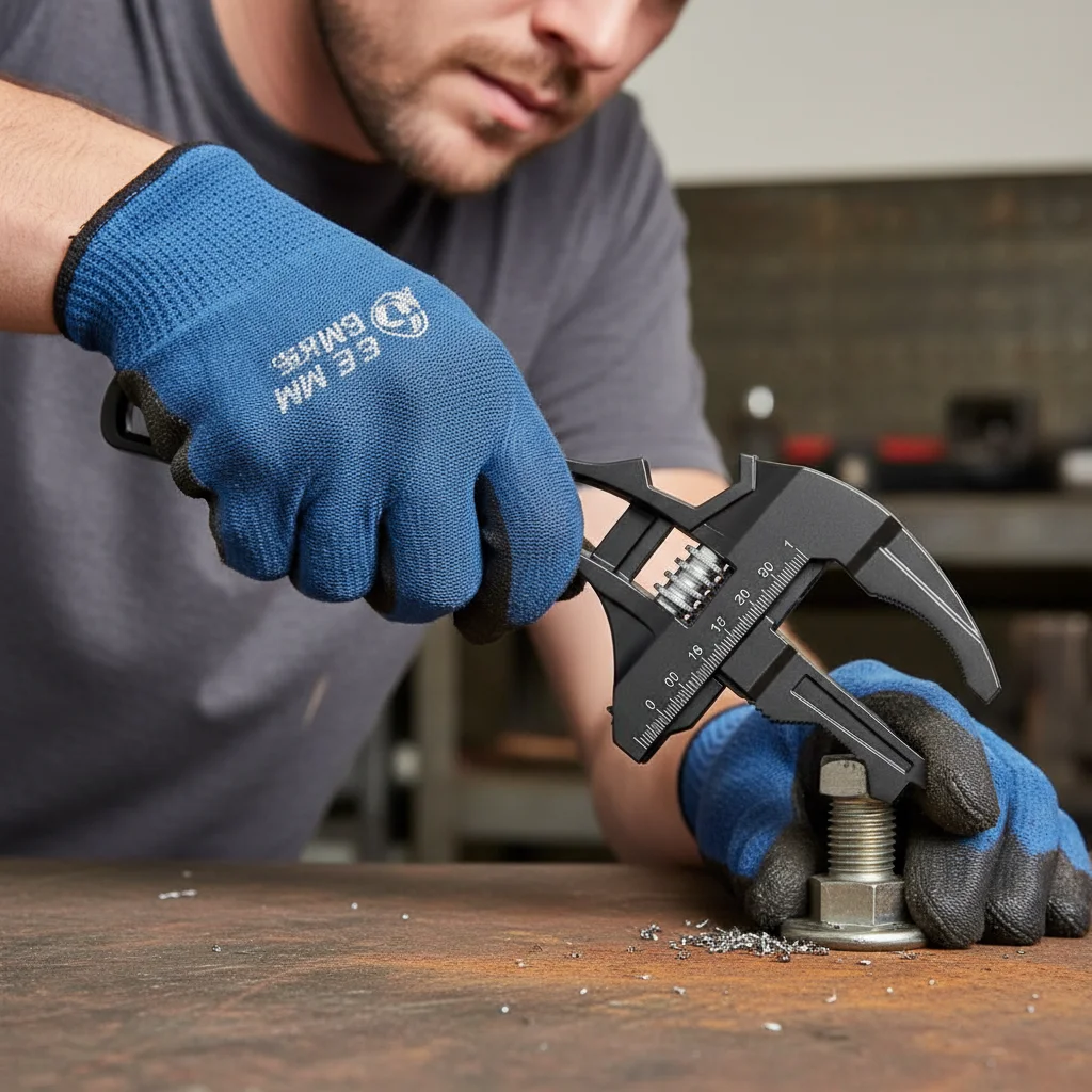 

Многофункциональный сантехнический ключ из алюминиевого сплава с короткой ручкой, сверхбольшим зевом и сильным зажимом, диапазон 6-68 мм