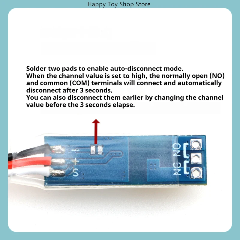 Mini PWM Switch Relay Universal Remote Switch for LED Light Control of RC Car Aircraft Boat Spare Parts