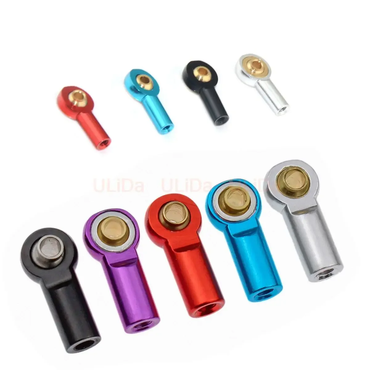 5PCS Spoorstangeind M2 M3 Linkage Rod End Ball Head Joint Adapter voor AXIALE Tamiya HSP RC Crawler auto Boot Vliegtuig Helikopter