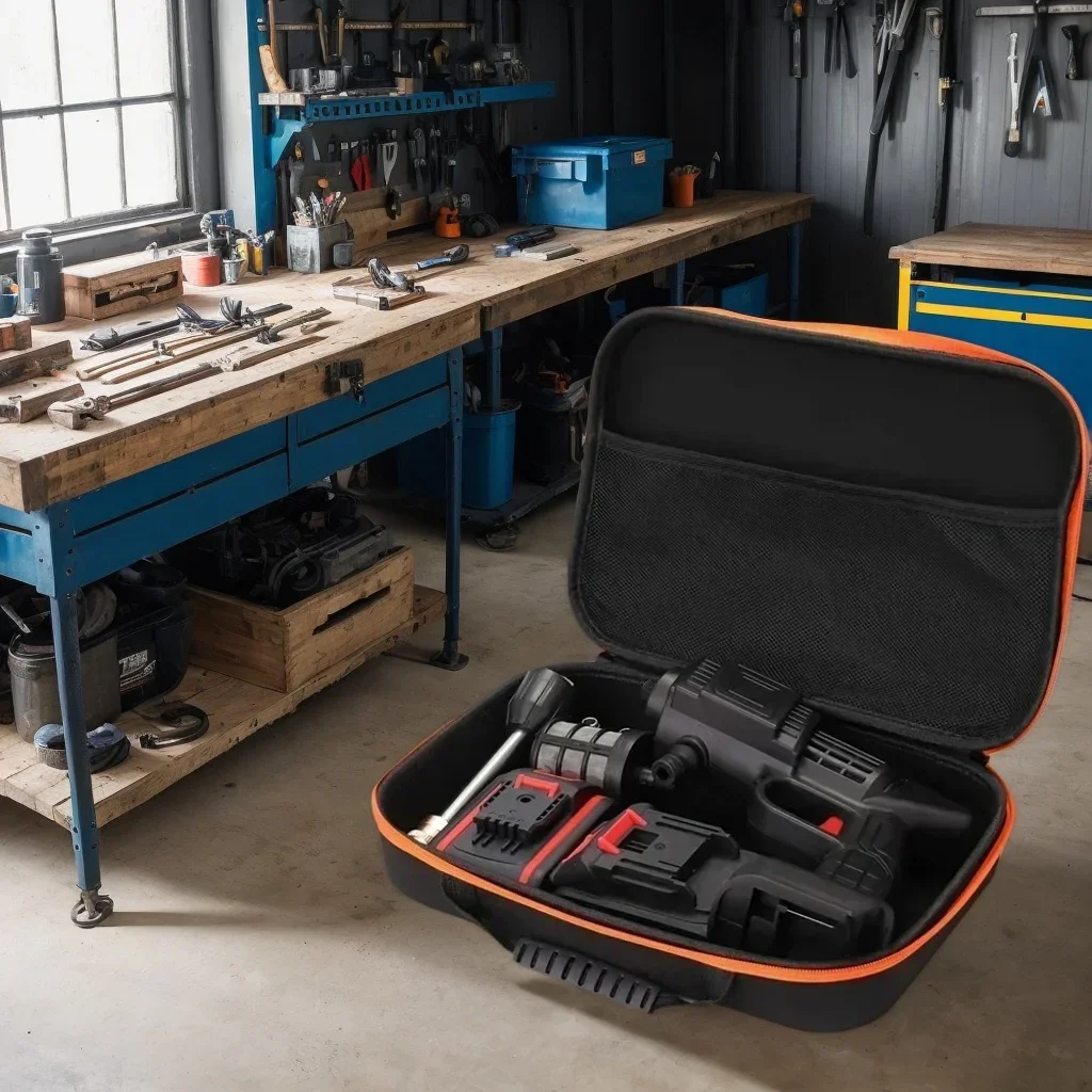 Portable Automotive Tool Case – Shock-Resistant Waterproof Storage for Mechanics & On-Site Repairs