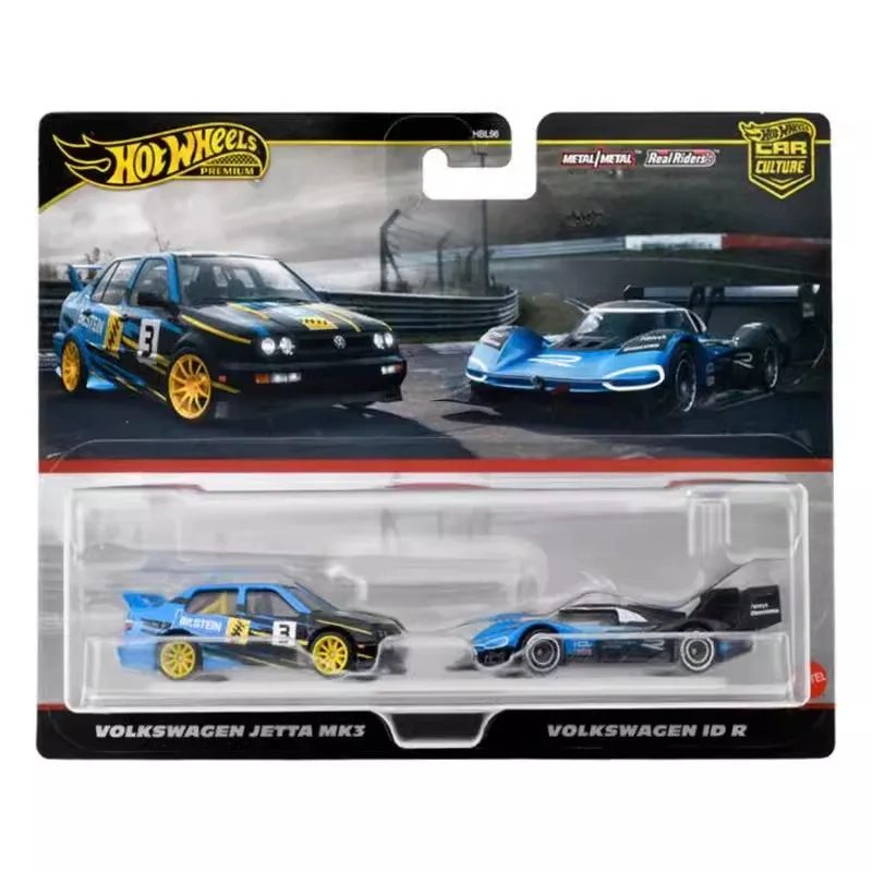 HOT WHEELS Premium Car Culture 2-PACK Case M Gulf Volkswagen Fiat Kids Toy Car Metal Model Cars Diecast 1:64 Hotwheels 1/64 Gift