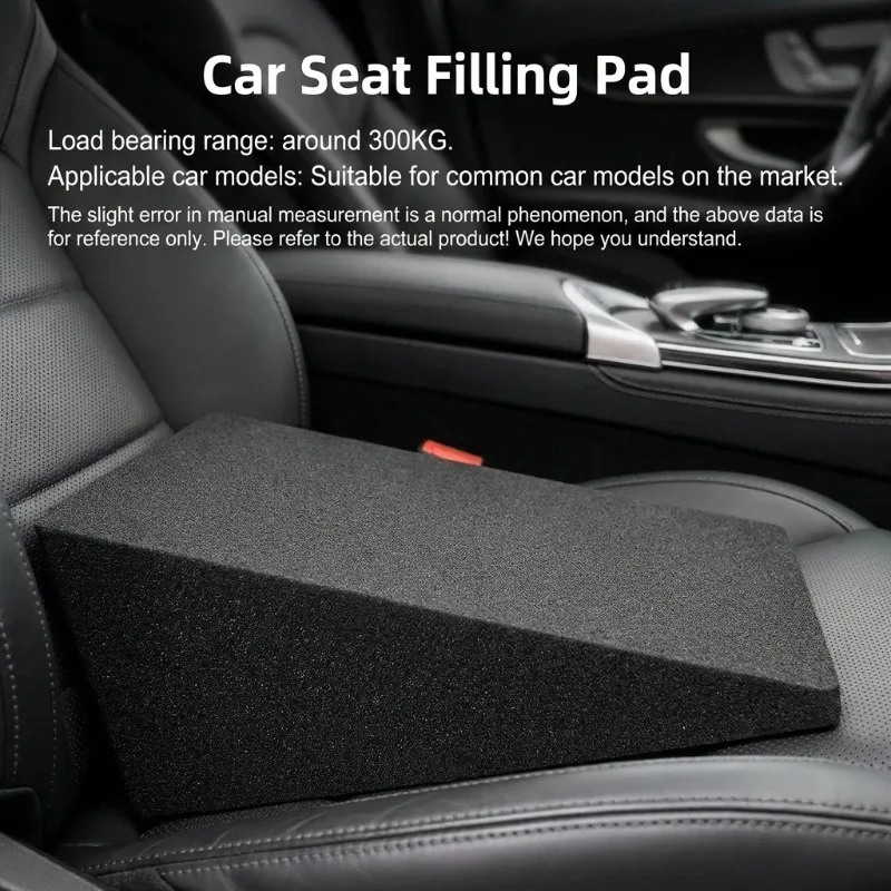 1 Pcs Memory Foam Car Seat Leveling Pad Wedge Cushion Height Booster Orthopedic Fatigue Relief Mat For Auto Driver & Rear Seats
