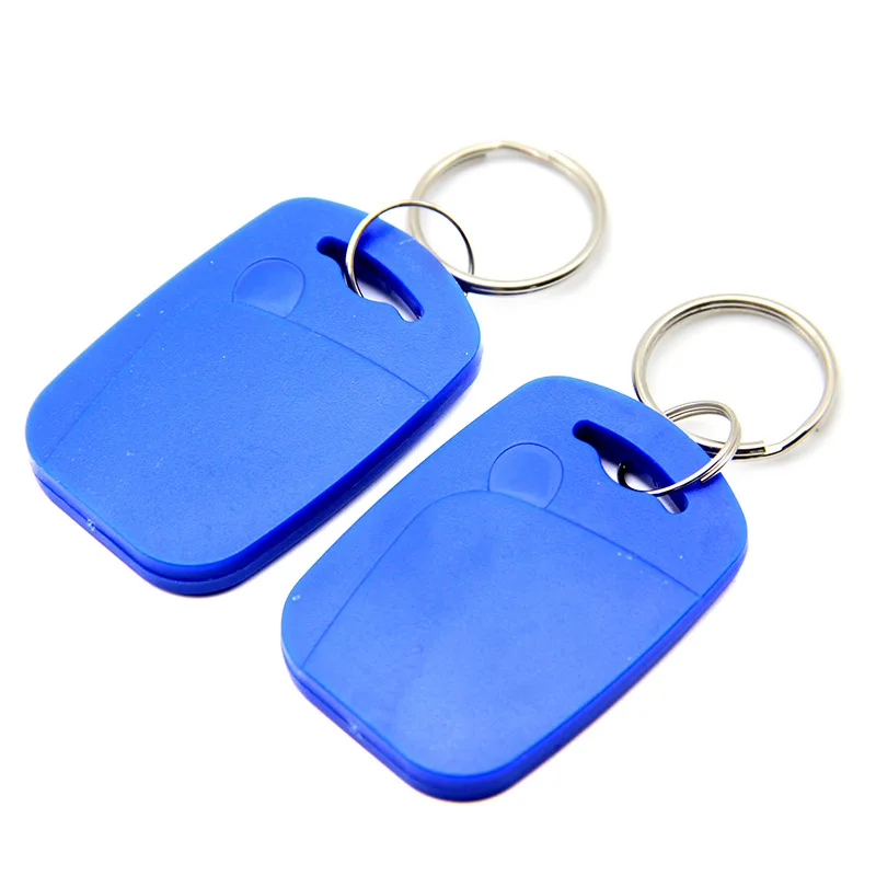 5Pcs/Lot RFID Smart Tag 13.56Mhz 1K S50 NFC Authorized Badge 125Khz TK4100 Dual Chip Keychain Access Card