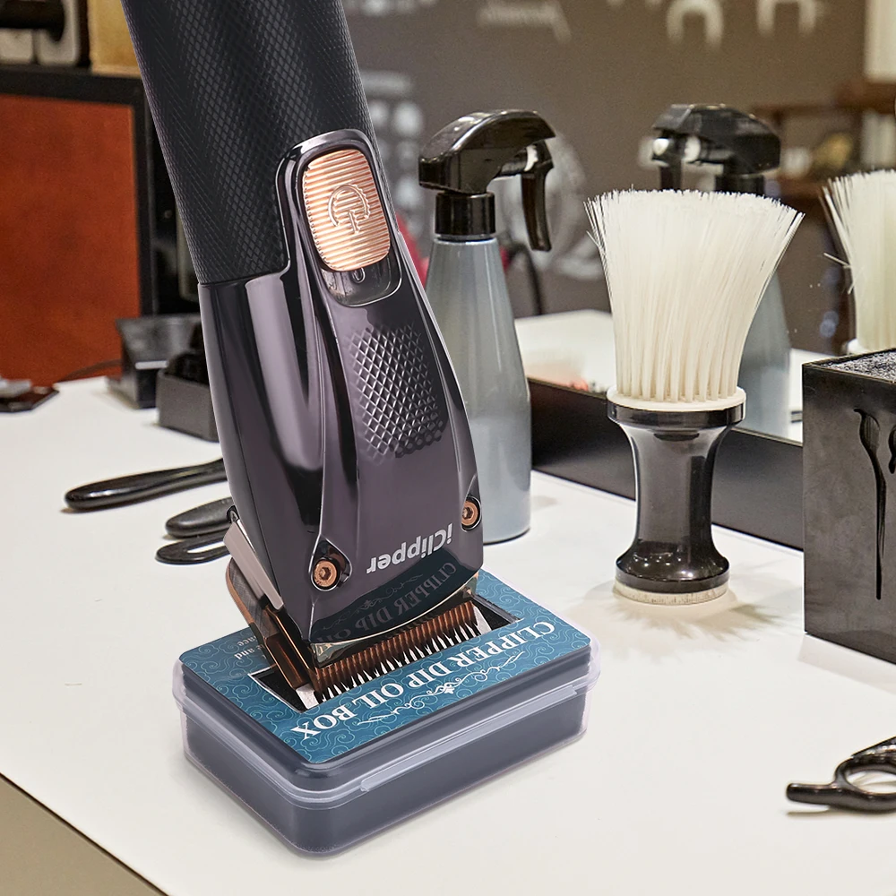 Schmier Clipper Öl Box Für Haar Klinge Öl Klinge Rost Prävention Schutz Reparatur Elektrische Push Barbershop Öl Lagerung Box – Detail 11