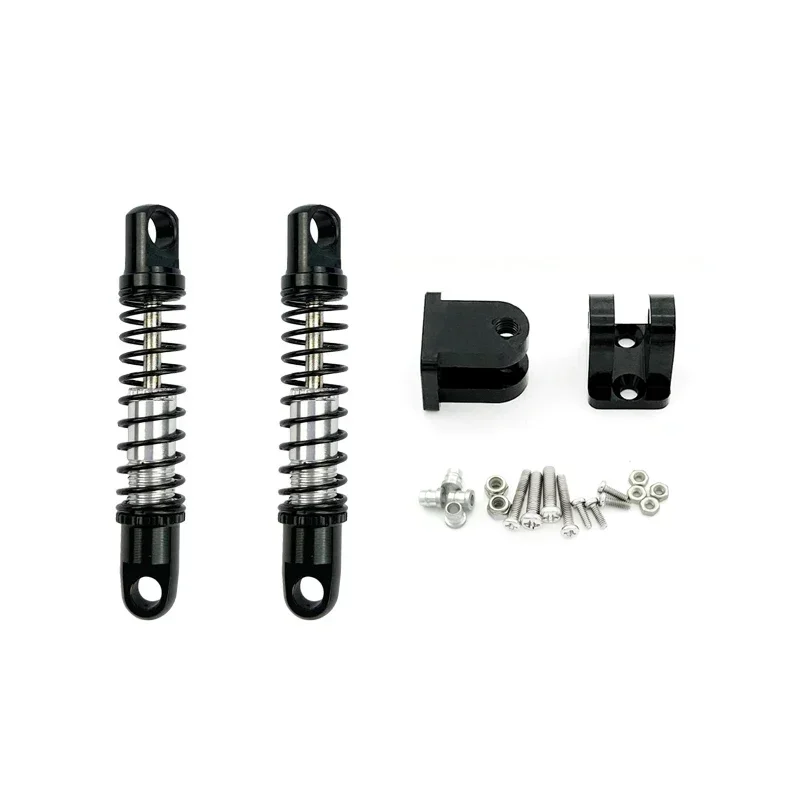 Metal Front Rear Shock Absorber Damper with Mount Fixed Seat Upgrades Parts for WPL D12  D42 RC Car Spare Accessories