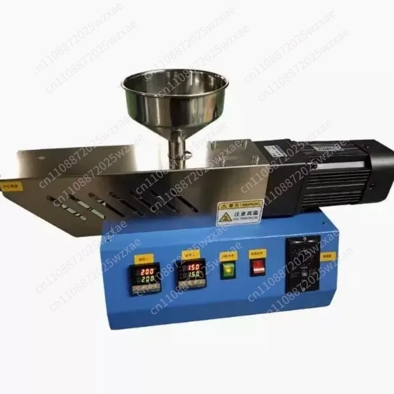 110V/220V Plastic Extruder Machine Polymer Injection Molding Machine Desktop Single Screw Extruder Experiment Squeezing Machine