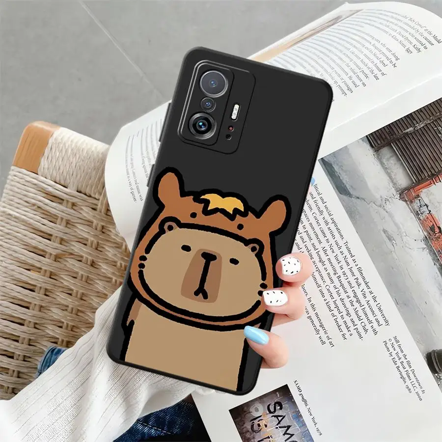 حافظة كارتونية لطيفة لهاتف Xiaomi Mi 9 13 10 11 13 Lite CC9Pro 10T 11T 14 Pro 9T غطاء خلفي ناعم