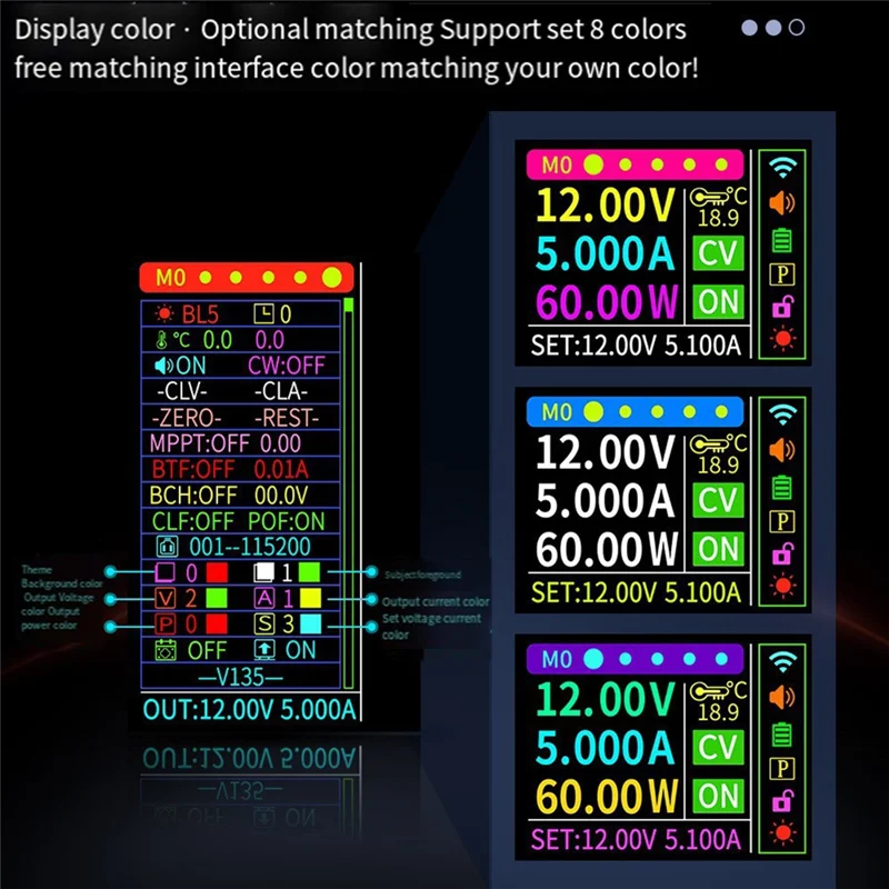 SK120S CNC+433M Kits Adjustable Constant Voltage And Current DC Regulated Power Supply 7A 120W Step-Down Module-Y41A