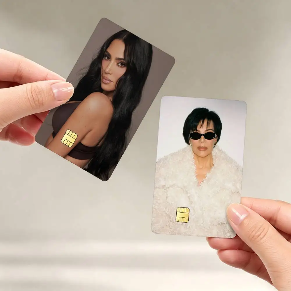 K-Kim K-Kardashian Funny Meme Sticker Film Tape Skin for Credit Card Debit Card Waterproof Stickers