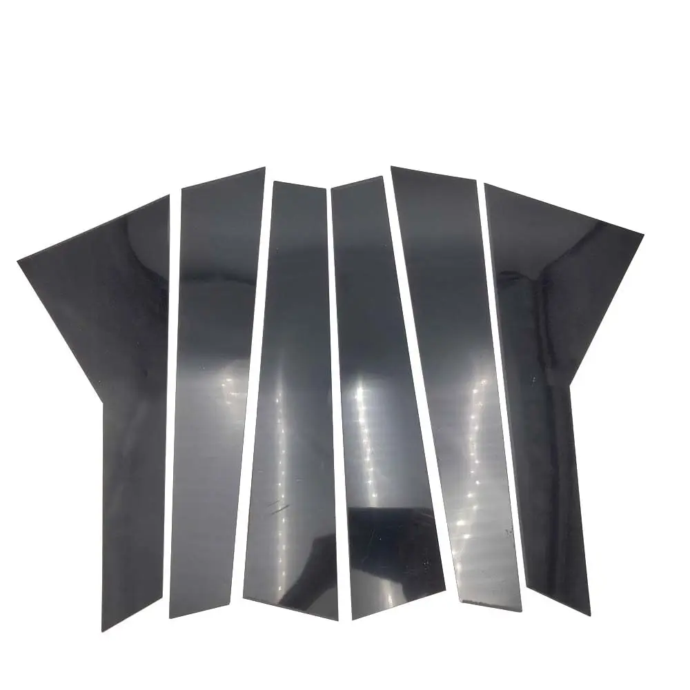 

6x Glossy Black Pillar Posts Cover Door Trim Set For Range Rover Sport 2014-2022
