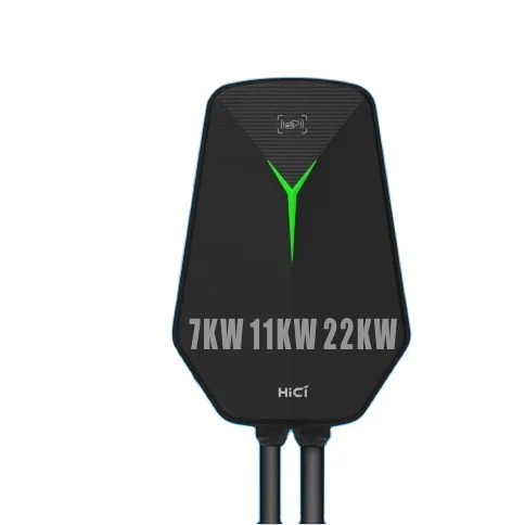 

Hici Wall-mounted Ev Charger Station Electric Car Charger OCPP 7KW 11KW 22KW AC Wall Box Wallbox With Cable 220V EV Charger