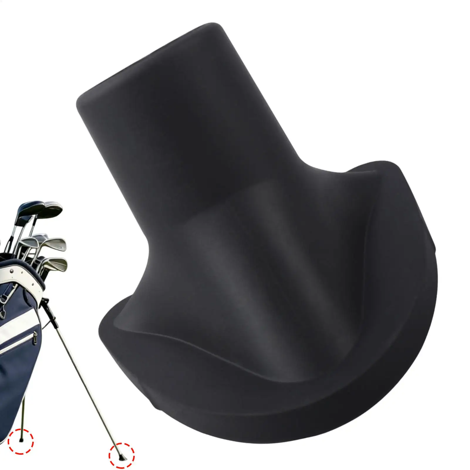 Non-Slip Golf Bag Stand Attachment Stable Stabilizer Support Base Durable Golf Bag Replacement Legs for Cart Course Practice