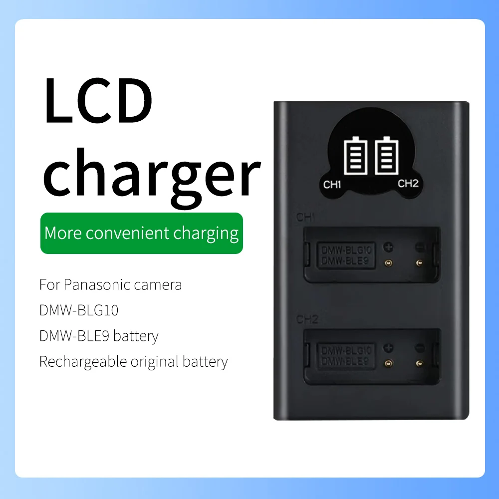 FOR Panasonic Camera DMW-BLG10E Battery Charger DC-TX2 DC-G100 DC-G110 DC-GX9 DC-LX100M2 DMC-TZ100 DMC-TZ85 DMC-TZ82 DMC-TZ81