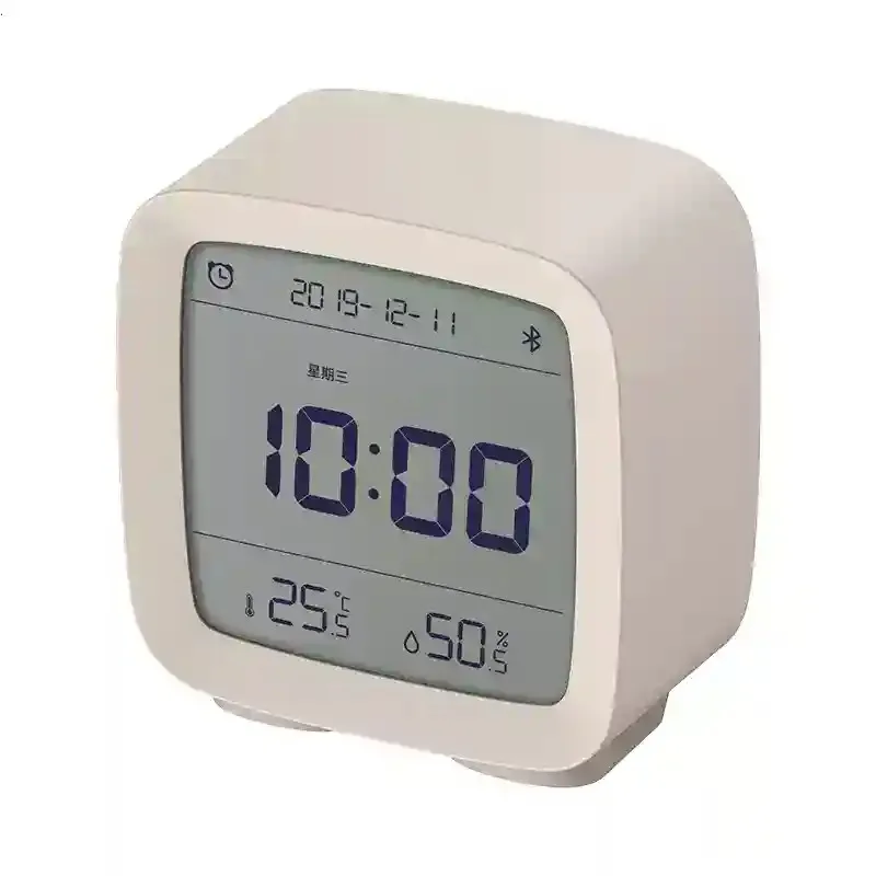 Bluetooth Alarm Clock, Student Specific Wake-up Smart Multifunctional Clock, Silent Desktop Temperature and Humidity Monitoring