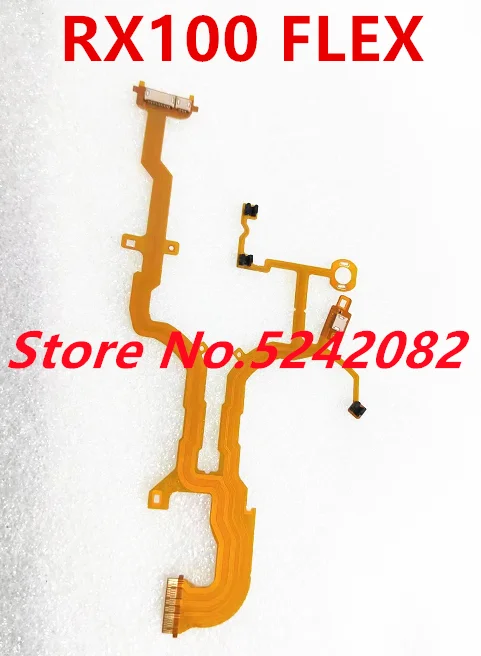 

1PCS NEW Lens back Main Flex cable FPC For Sony DSC-RX100 RX100 / RX100 II M2 Camera Unit Repair part (with sensor+socket)