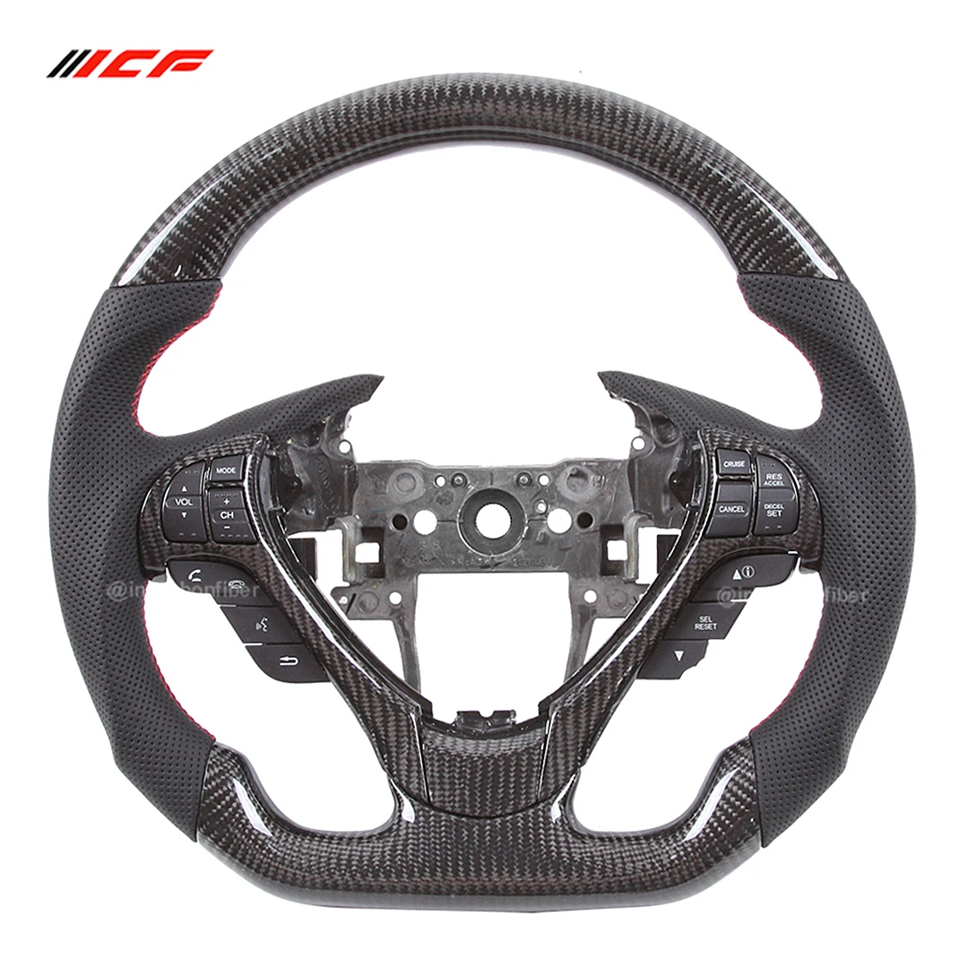 

Carbon Fiber Steering Wheel for Acura MDX,RDX ,ILX ,TLX ,NSX