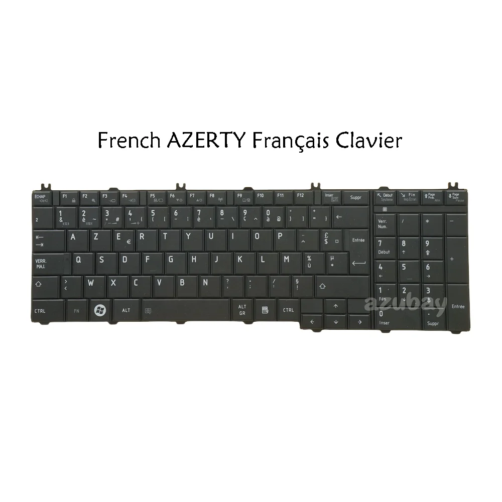 Laptop Keyboard For Toshiba Satellite C650 C650D C655 C655D C660 C660D C665 C665D C670 C670D C675 C675D L650 French AZERTY