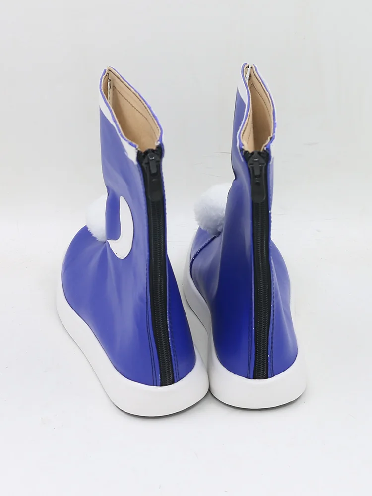 Gyu Twin Princess Rein Cosplay Schoenen Laarzen Halloween Anime Blauwe Laarzen