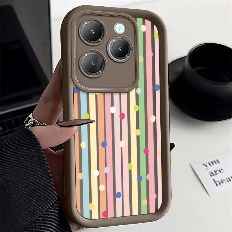 Hot40 Rhythm of Colors Sky Eye Ladder Phone Case For Infinix Hot 30 20 Tecno Camon 30 20 19 16 15 Pova 4 Pop 5 6 Cover