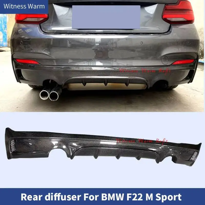 Diffuseur arrière Jules Spomicrophone pour BMW Série 2 F22 m, dehors Coupé Convertible 14-17, Fibre de carbone, Frp