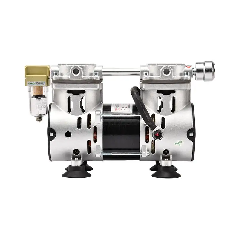 

Безмасляный вакуумный насос, промышленный бесшумный маленький воздушный насос, электрический вакуумный насос отрицательного давления, мощный вакуумный всасывающий насос