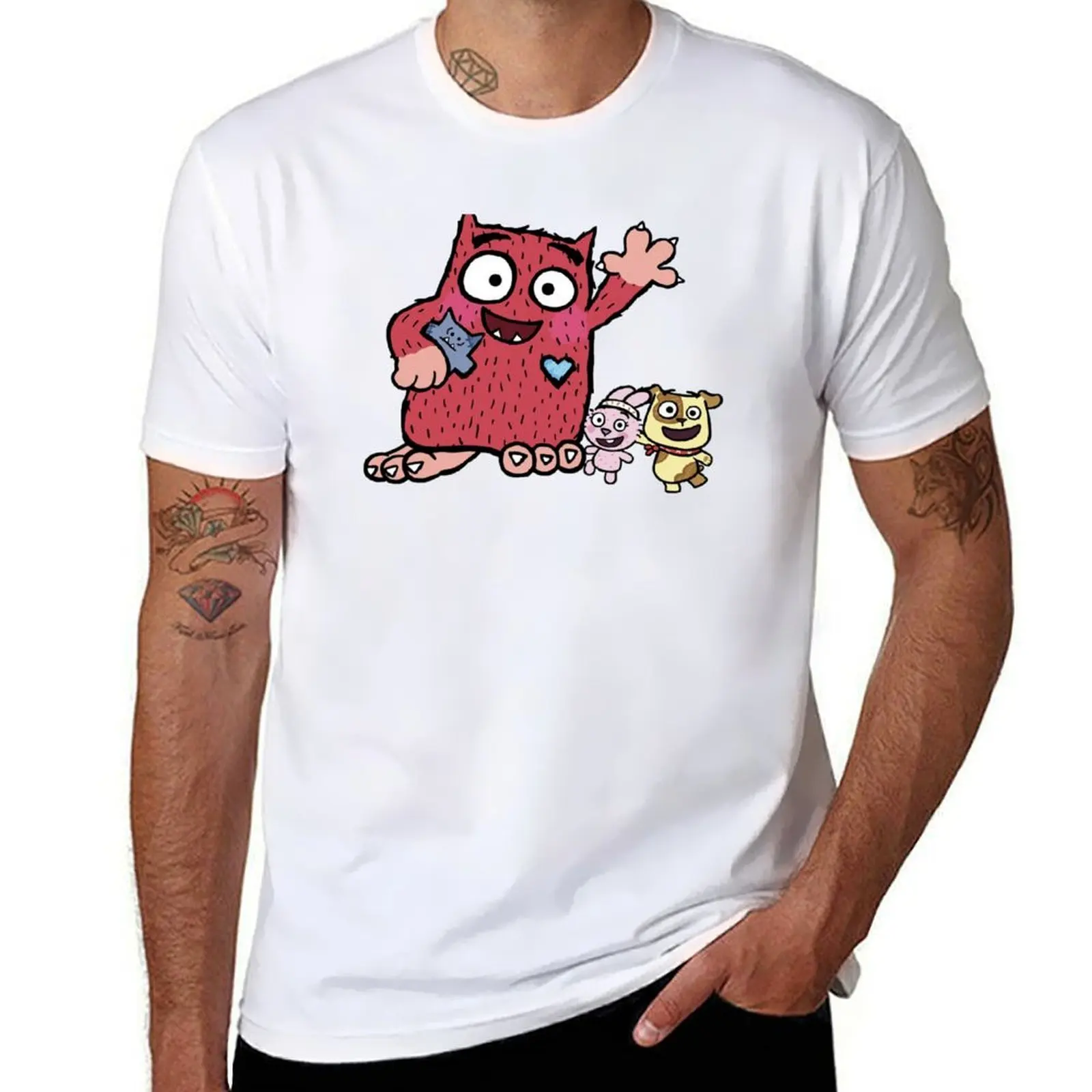 

love monster - funny monstet 2023 T-Shirt man t shirt designer funny t shirts cotton T-Shirt