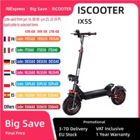 iScooter ix5s 1000W Powerful Electric Scooter 48V 15AH Battery Adult E-Scooter 11 inch Off road tires 45km/h EScooter