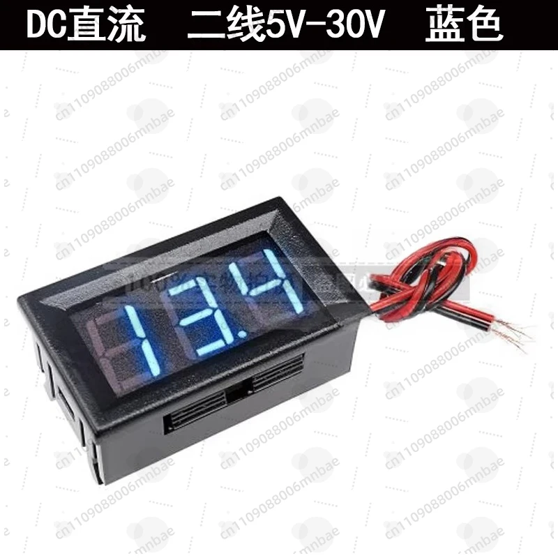 Two-wire 0.56-inch DC0-100V DC Voltmeter Digital Display High-precision Battery Electric Vehicle Digital Voltmeter Head