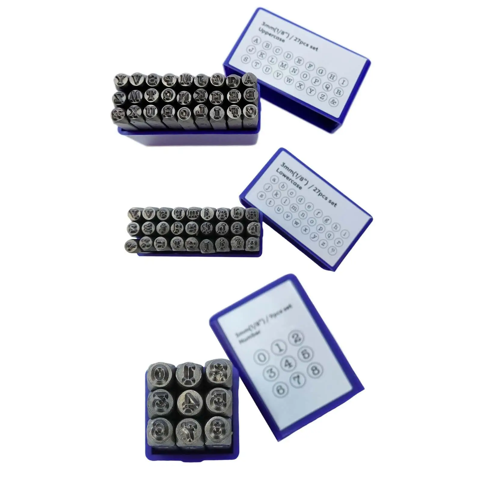 Metal Stamping Tool Kit Embossing Jewelry Making Jewelry Craft Stamping Punch Set for Steel Paper