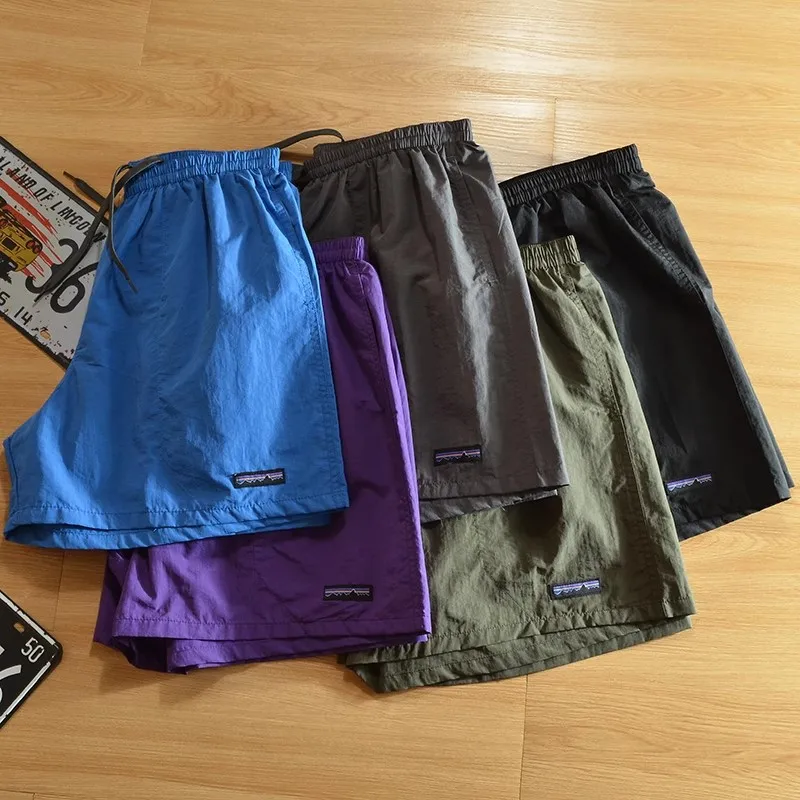 

Мужские пляжные брюки Spor orts Breathable Me Qui Dry, повседневные свободные брюки, прямые брюки со средней талией, молодежные брюки