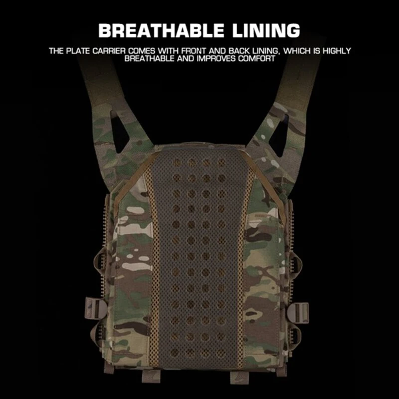 Tactical Hunting Vest Set with Pouch R Series JPC 3.0 Assault Tactical Set, Quick-Release, for Airsoft Training  & Hunting