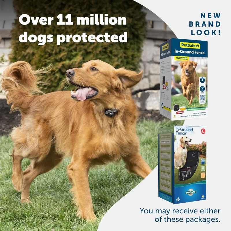 PetSafe In-Ground Pet Fence for Dogs and Cats Over 8 lb. - Waterproof with Tone and Static Correction - Invisible Fence