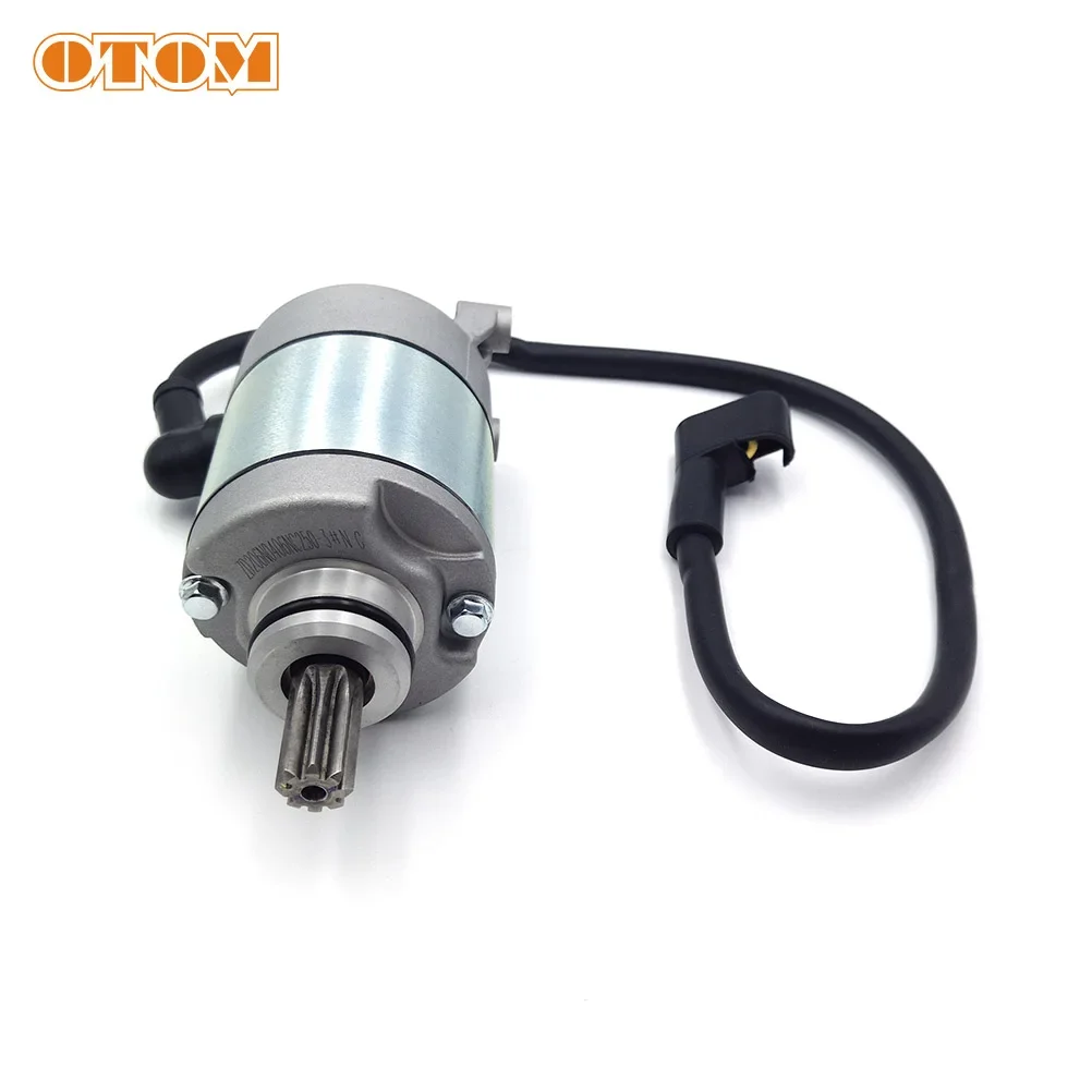 OTOM Motocross rozrusznik 8/9 zębów rozrusznik maszyna elektryczna dla ZONGSHEN NC250 NC450 Off-road pit motor terenowy