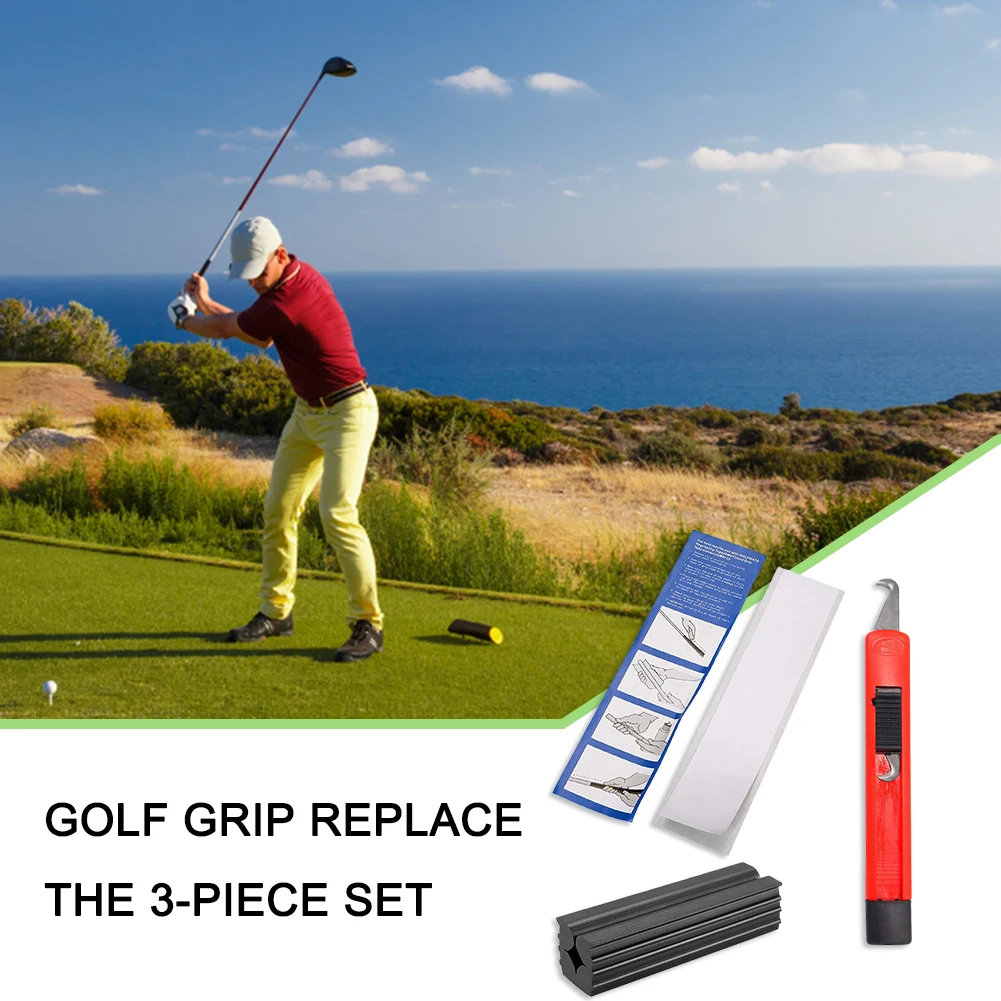 Golf Club Grip Repair Kit Hook Blade Golfs Grip Dismantling Assembly Set Rubber Vise Clamp for Golf Club Regripping