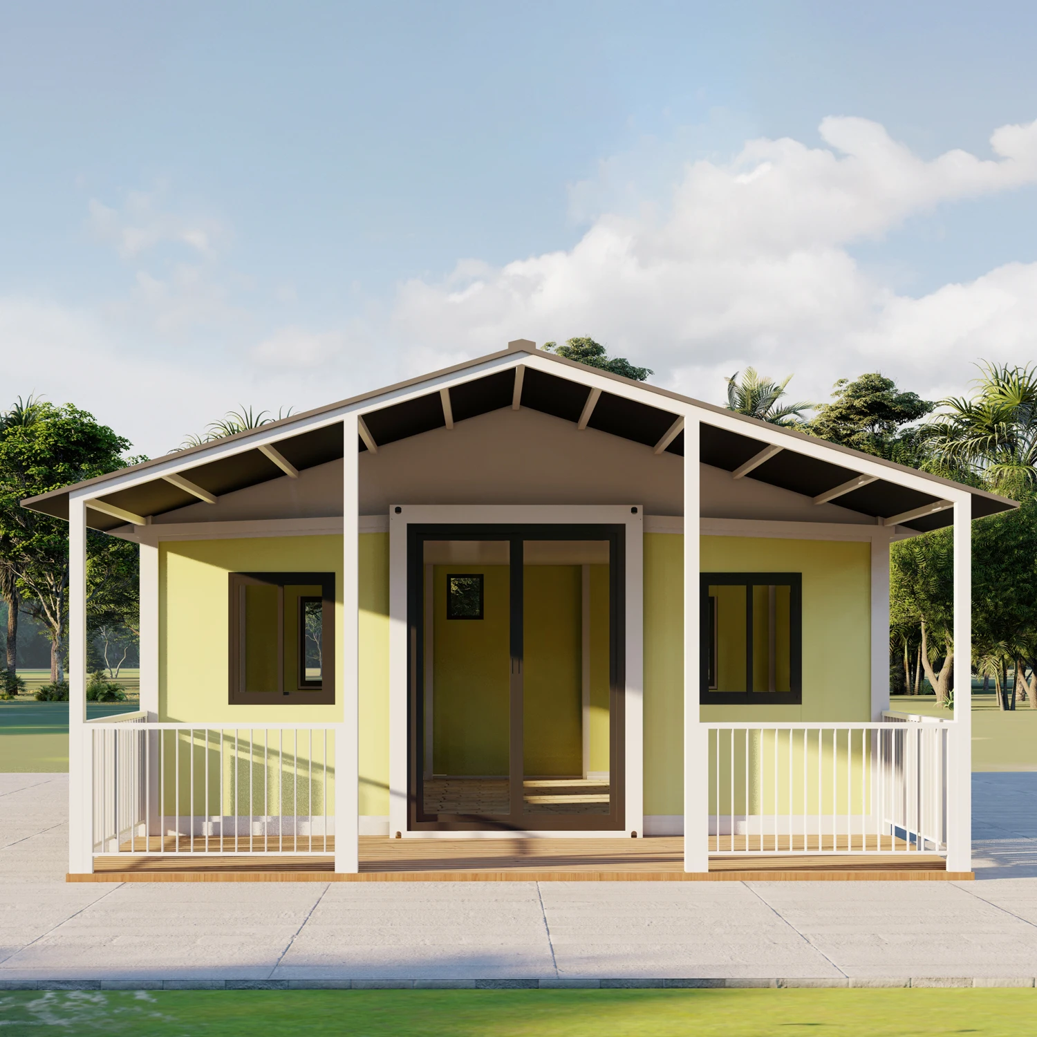 Quickly Assembled, Movable, Expandable Container Houses Are Easy To Transport and Suitable for Temporary and Long-term Use