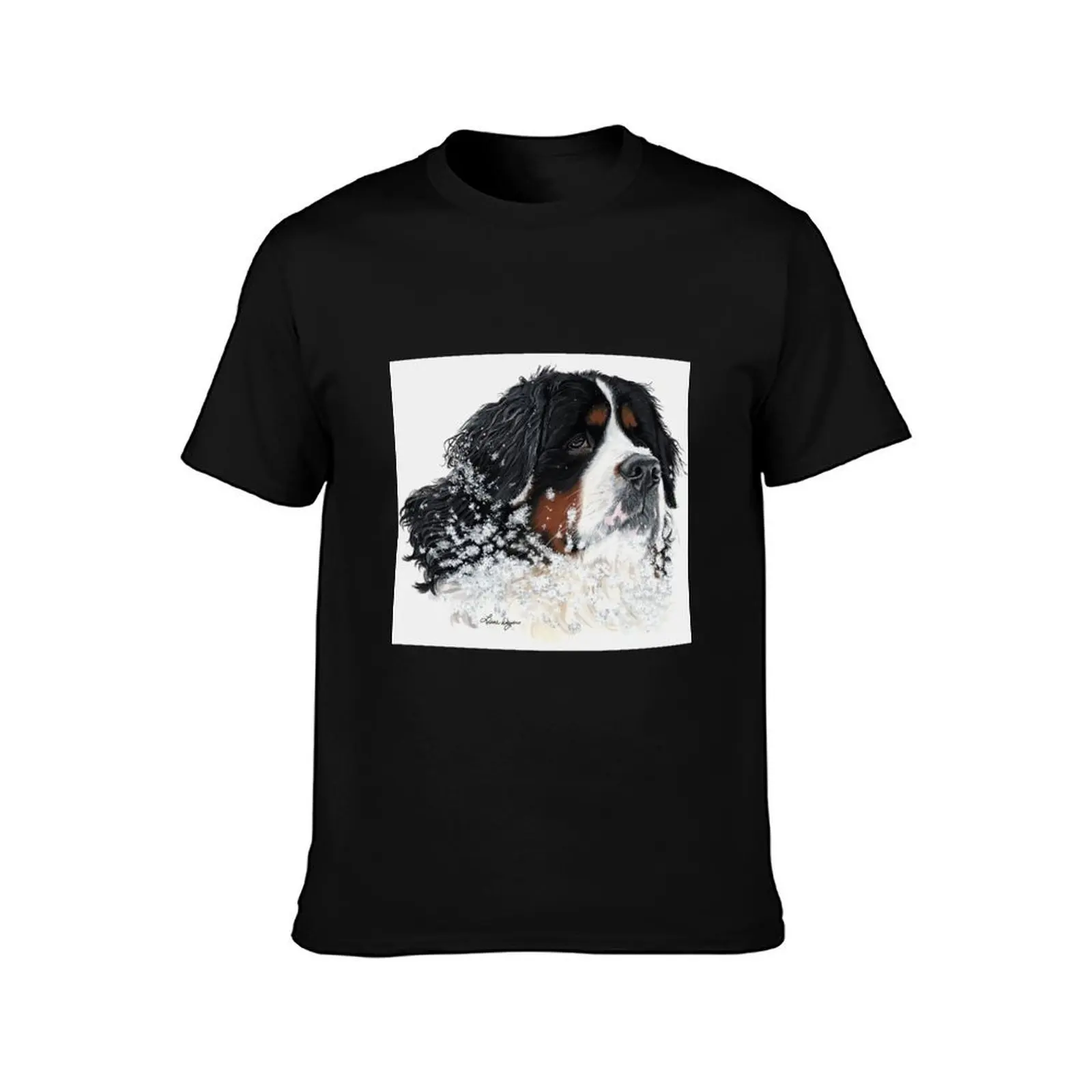 Frosty T-Shirt, Summer Casual Cotton Tee, Oversized Streetwear Tops, Vintage Graphic Print, Loose Fit Short Sleeve, 100% Cotton