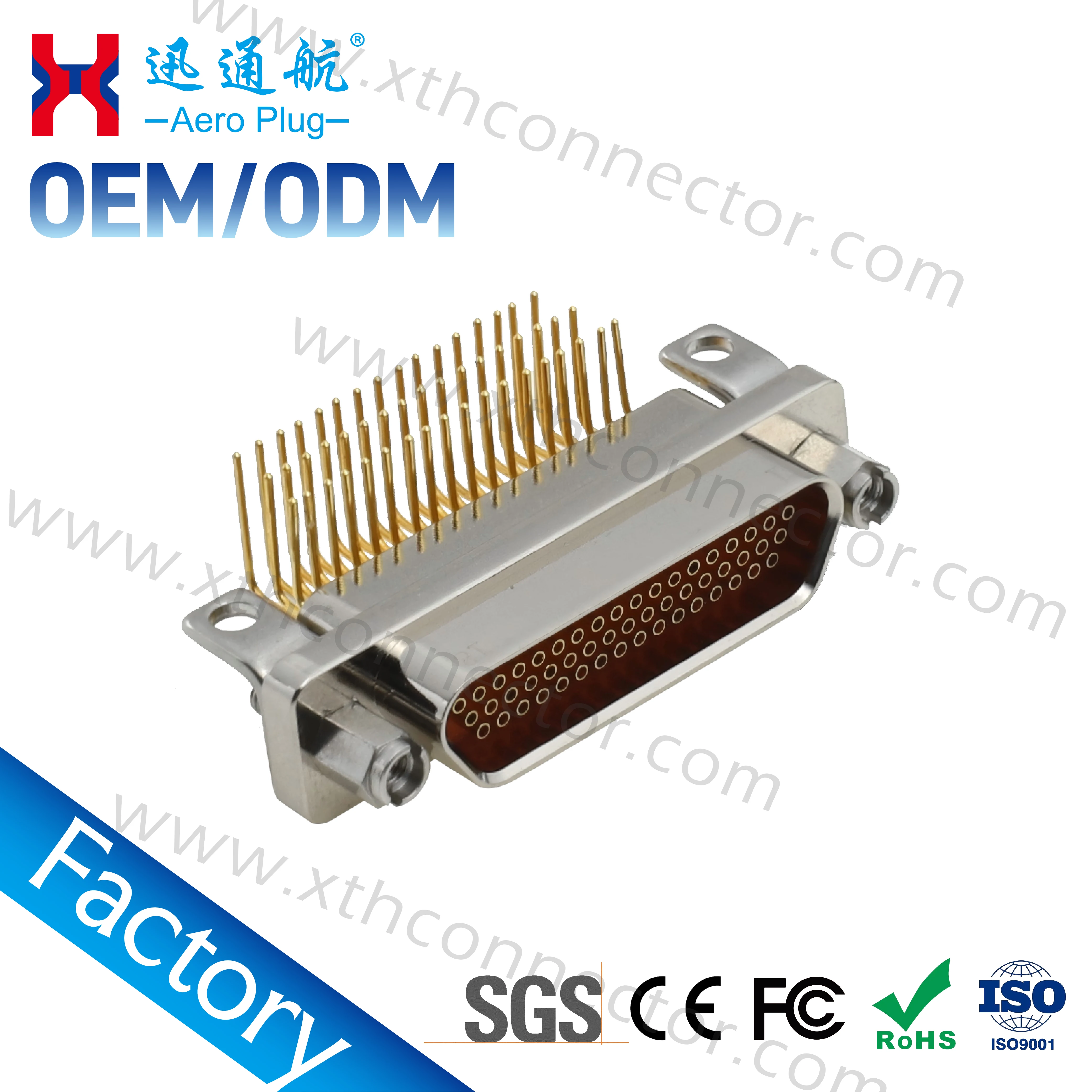 J30J-51TJW-J J30J-51ZKW-J 51 Pin Micro Rectangular Electrical Connector, PCB Solder Board Mount Aviation Plug & Socket 51 Core