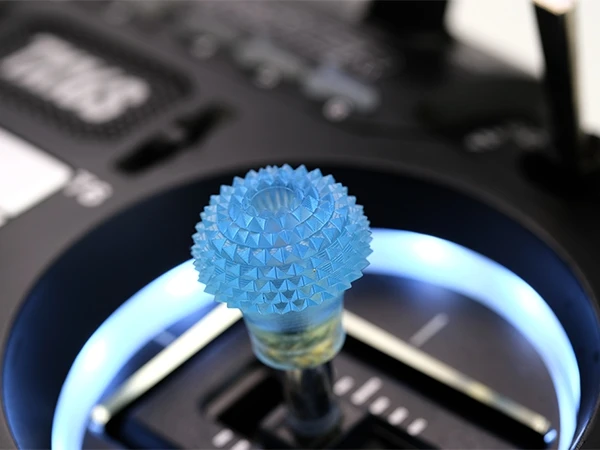 RUSHFPV 2PCS Non-slip Transparent Resin Radio Stick Ends 3mm 4mm Anti-slip Cap for FPV Transmitter Hall Gimbal TBS TX16S RC DIY